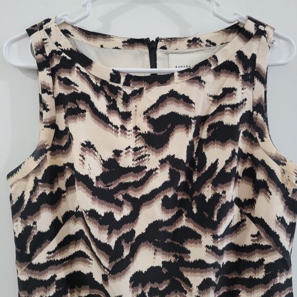 Banana Republic Womens Knee Length Dress Size 6 Silk Wool Blend Business Casual - Picture 2 of 8